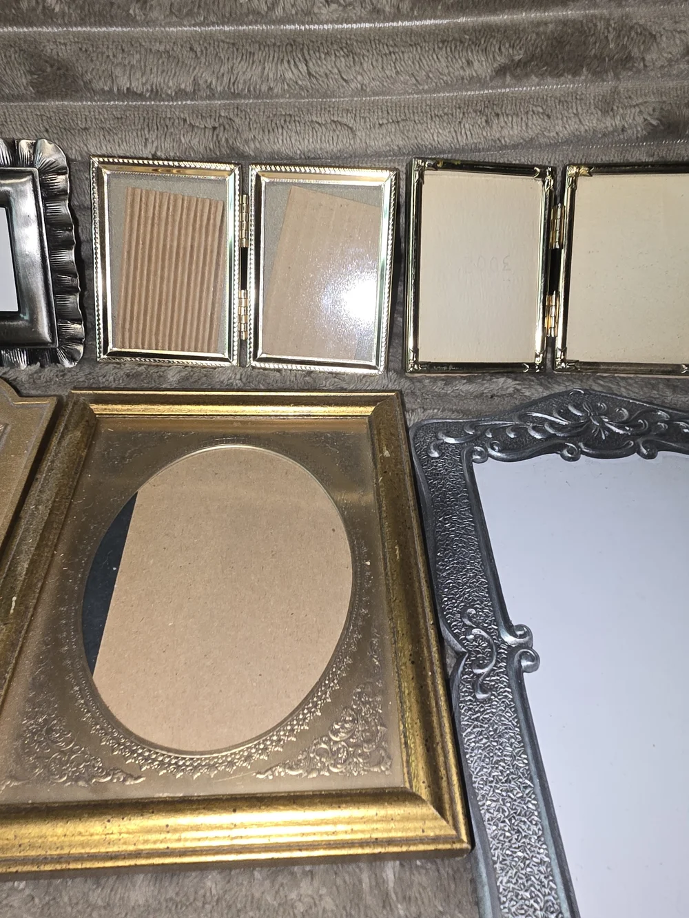 Vintage-Style Small Picture Frame Bundle (6) in Gold & Silver Tones